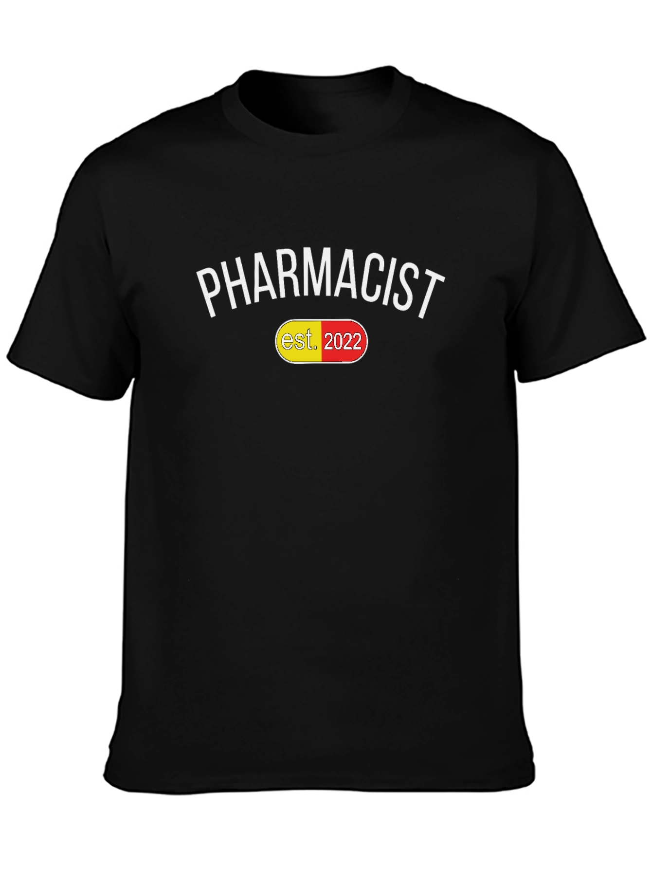 Pharmacist Est. 2022 Pill Design T-Shirt
