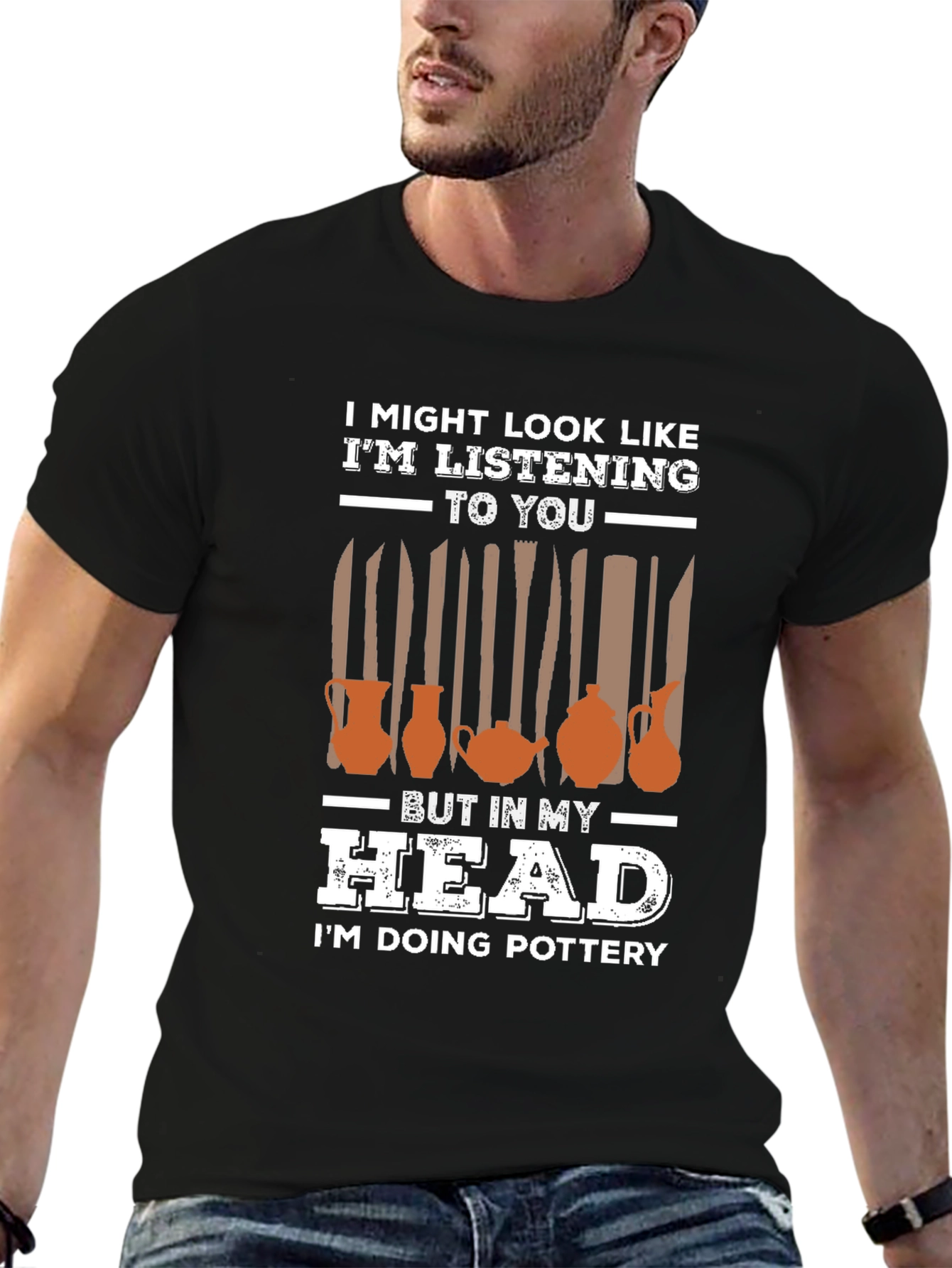 Pottery in My Head Graphic T-Shirt