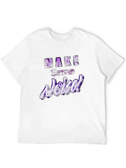 Make Some Noise T-Shirt - Purple Graphic Tee