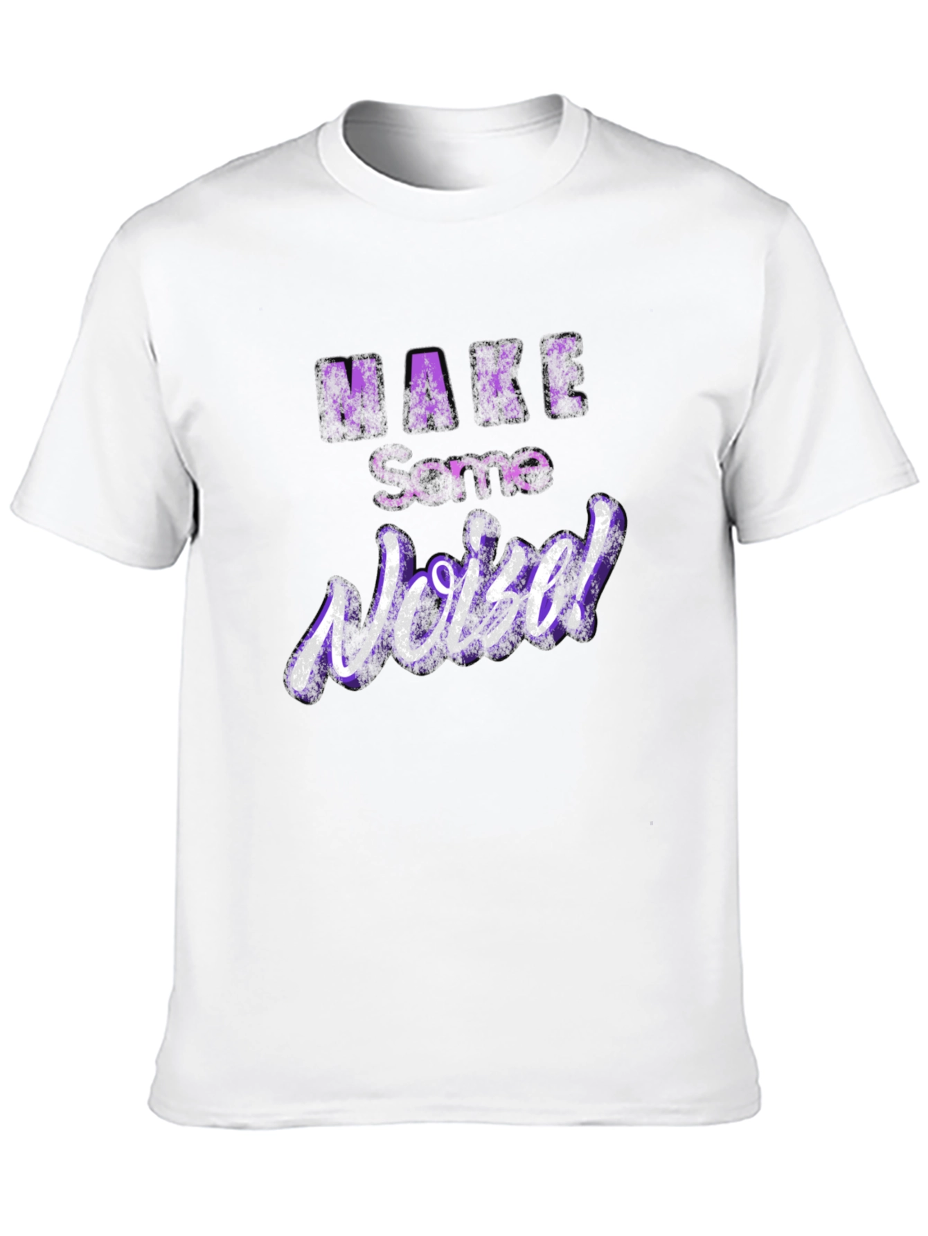 Make Some Noise T-Shirt - Purple Graphic Tee