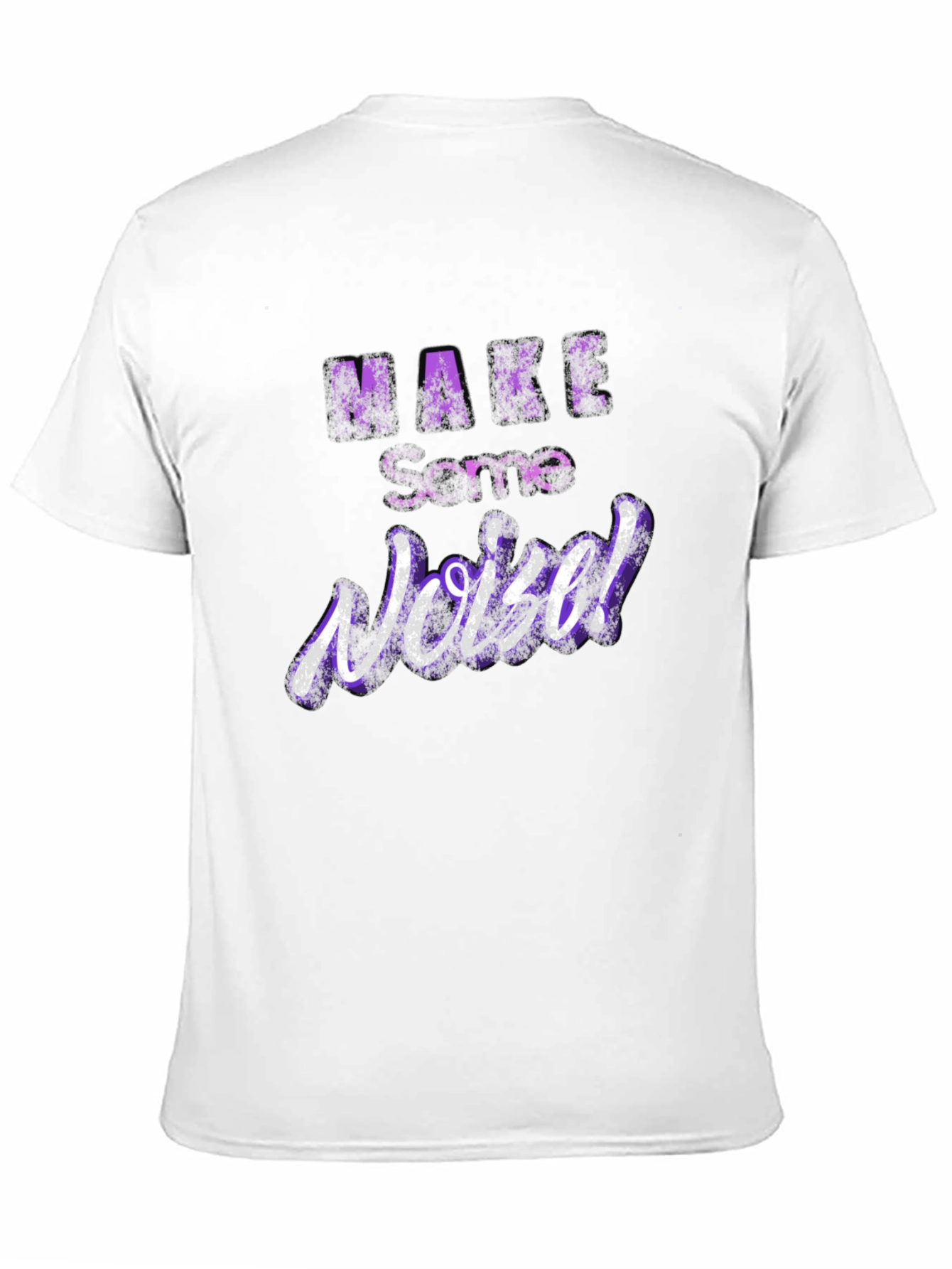 Make Some Noise T-Shirt - Purple Graphic Tee