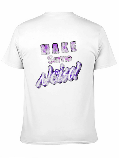 Make Some Noise T-Shirt - Purple Graphic Tee