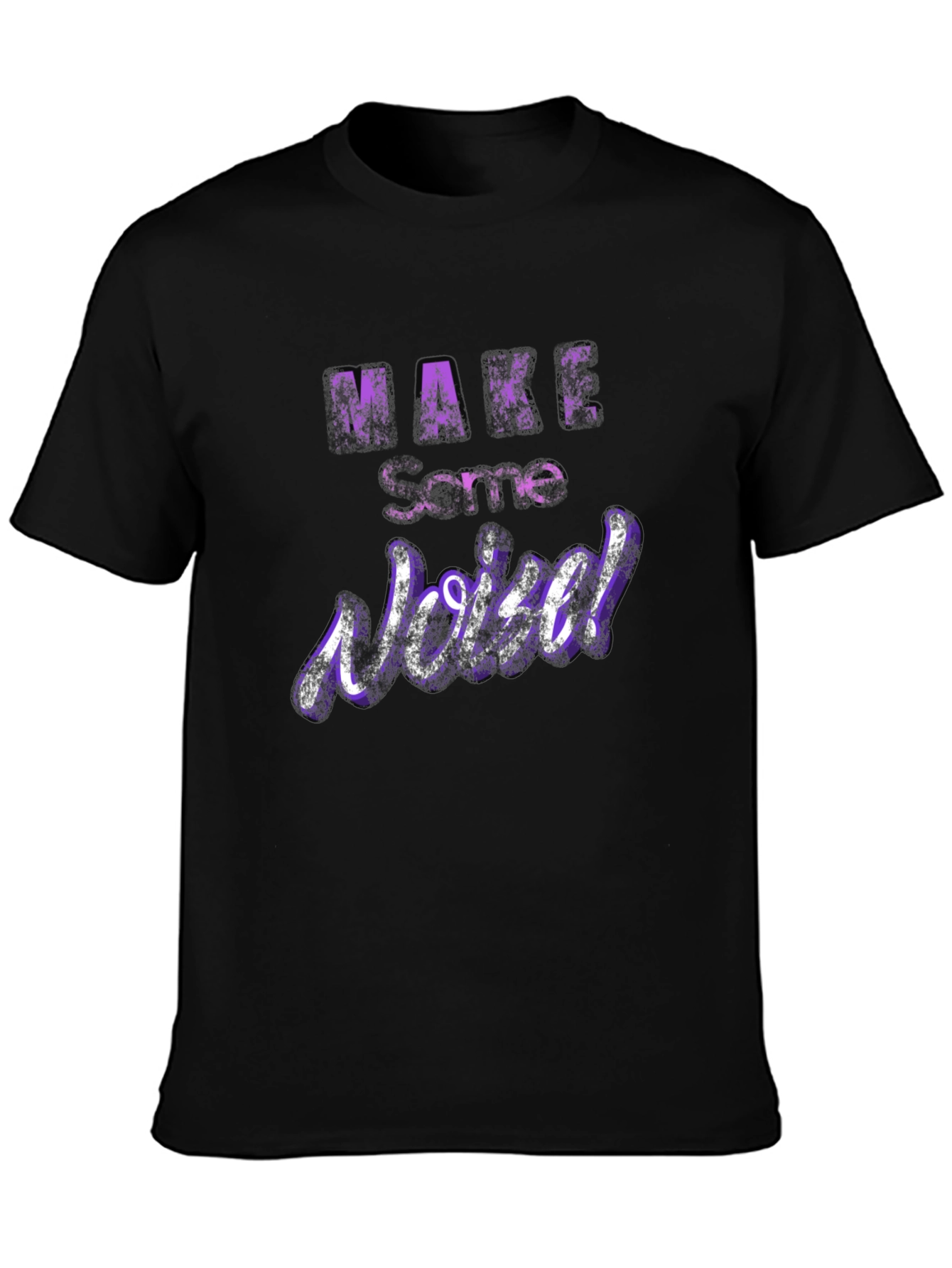 Make Some Noise T-Shirt - Purple Graphic Tee