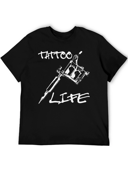 Tattoo Life Graphic Tee - Black