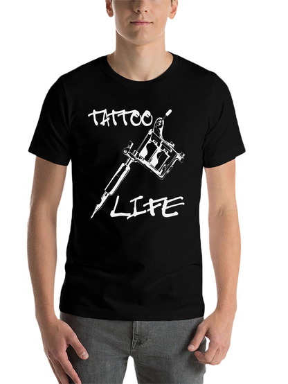 Tattoo Life Graphic Tee - Black