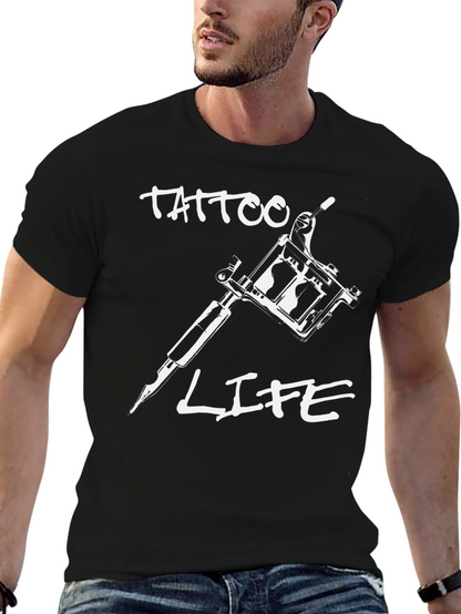 Tattoo Life Graphic Tee - Black