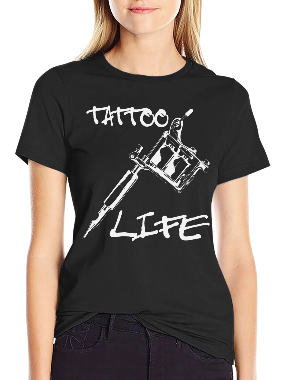 Tattoo Life Graphic Tee - Black