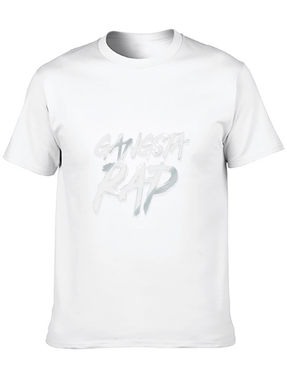 Gangsta Rap Graphic Black T-Shirt