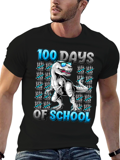 100 Days of School Dinosaur T-Shirt