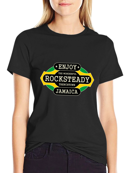 Rocksteady Jamaica Black T-Shirt