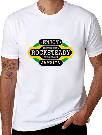 Rocksteady Jamaica Black T-Shirt