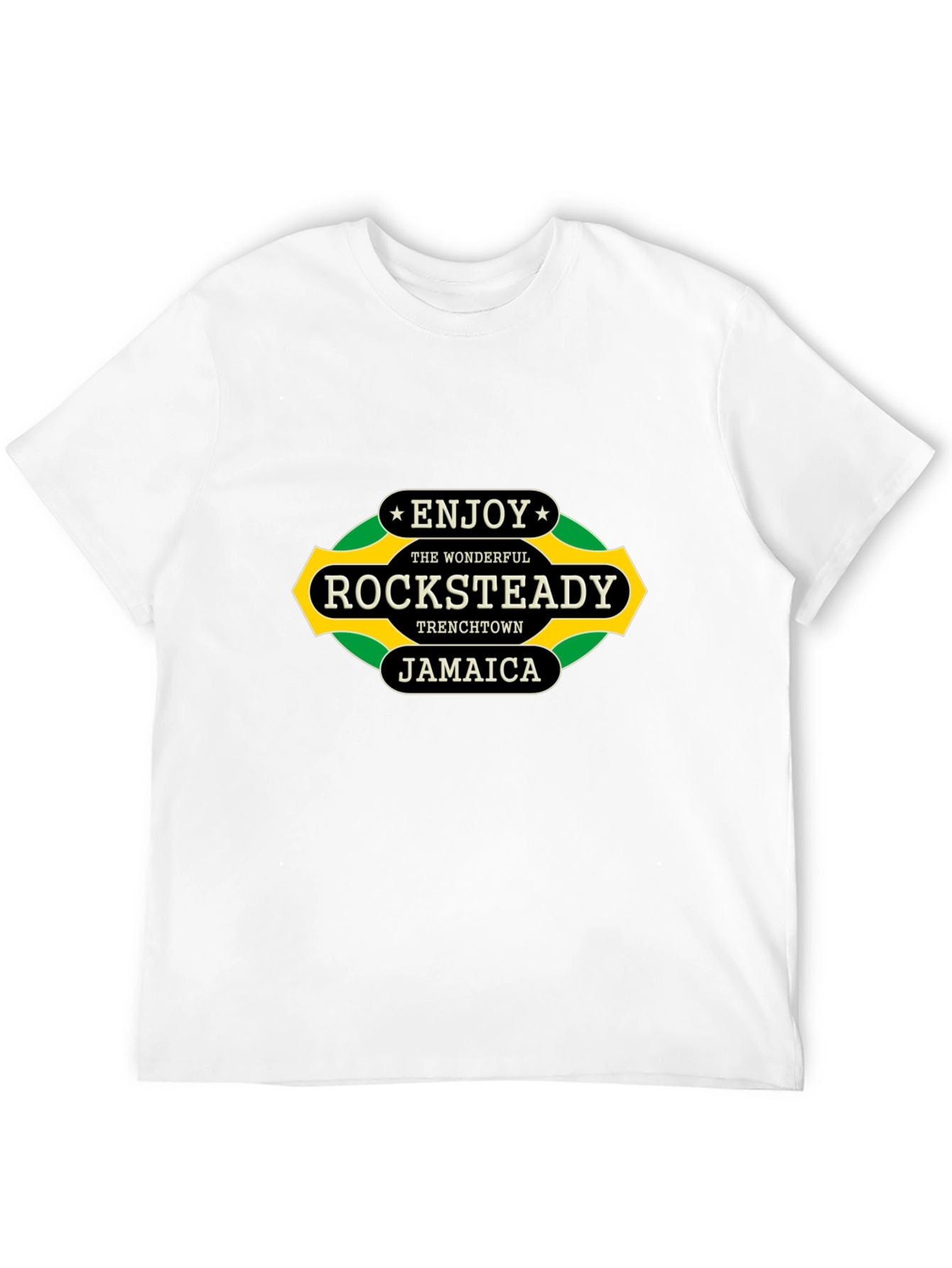 Rocksteady Jamaica Black T-Shirt