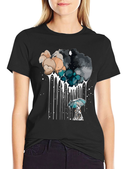 Whimsical Weather T-Shirt - Cotton Blend