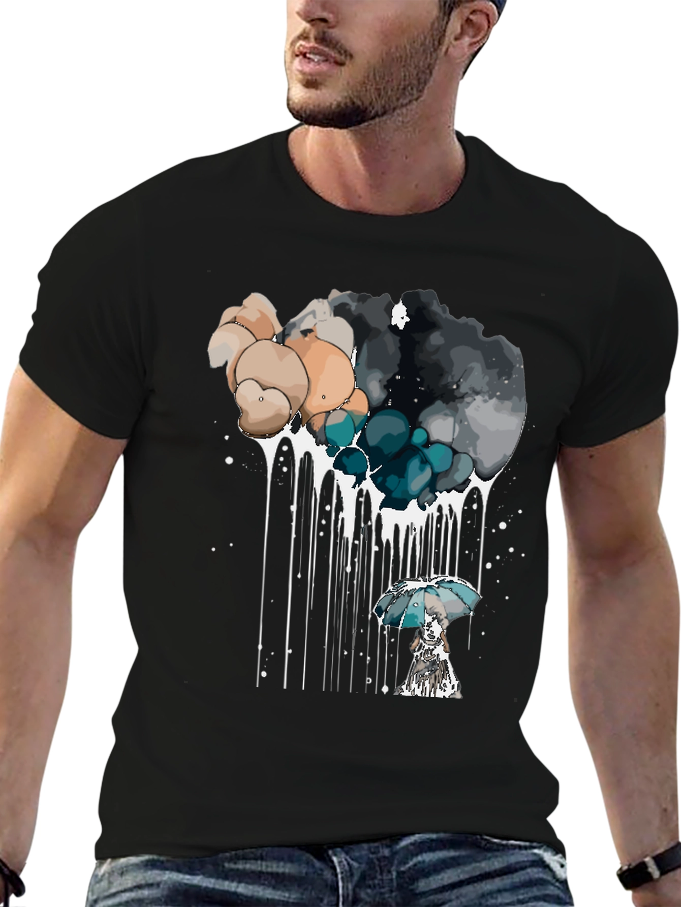 Whimsical Weather T-Shirt - Cotton Blend