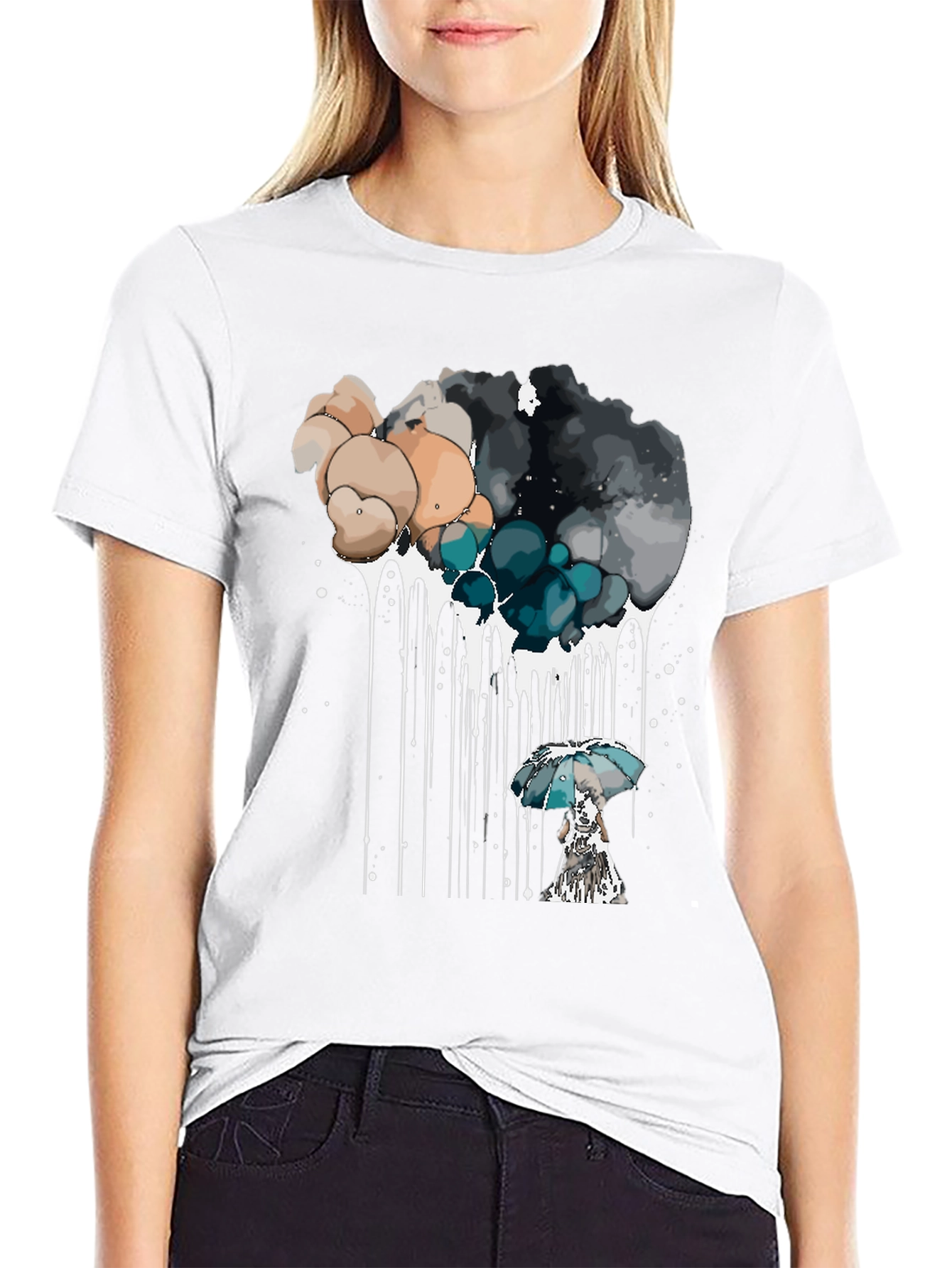 Whimsical Weather T-Shirt - Cotton Blend