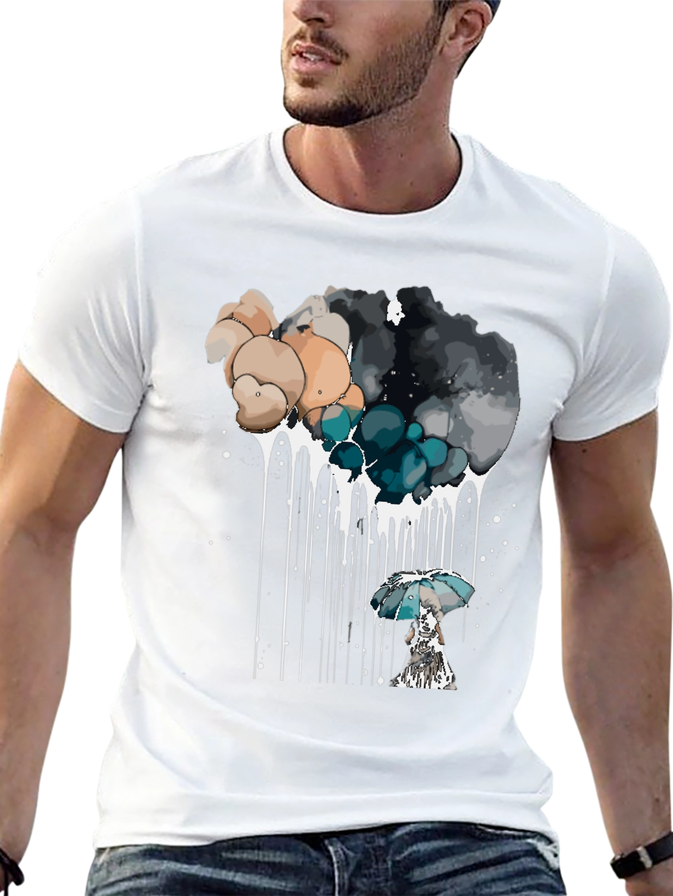 Whimsical Weather T-Shirt - Cotton Blend
