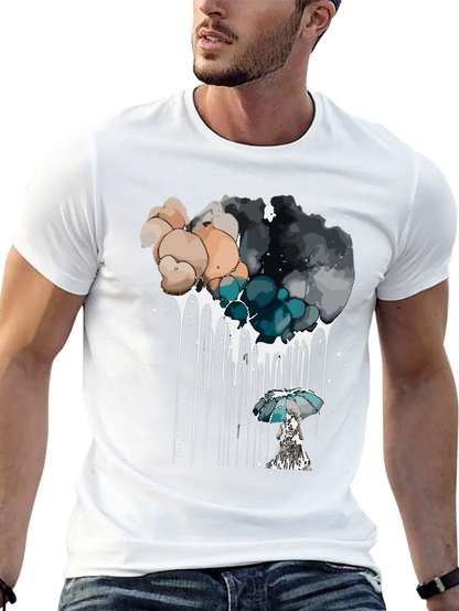 Whimsical Weather T-Shirt - Cotton Blend