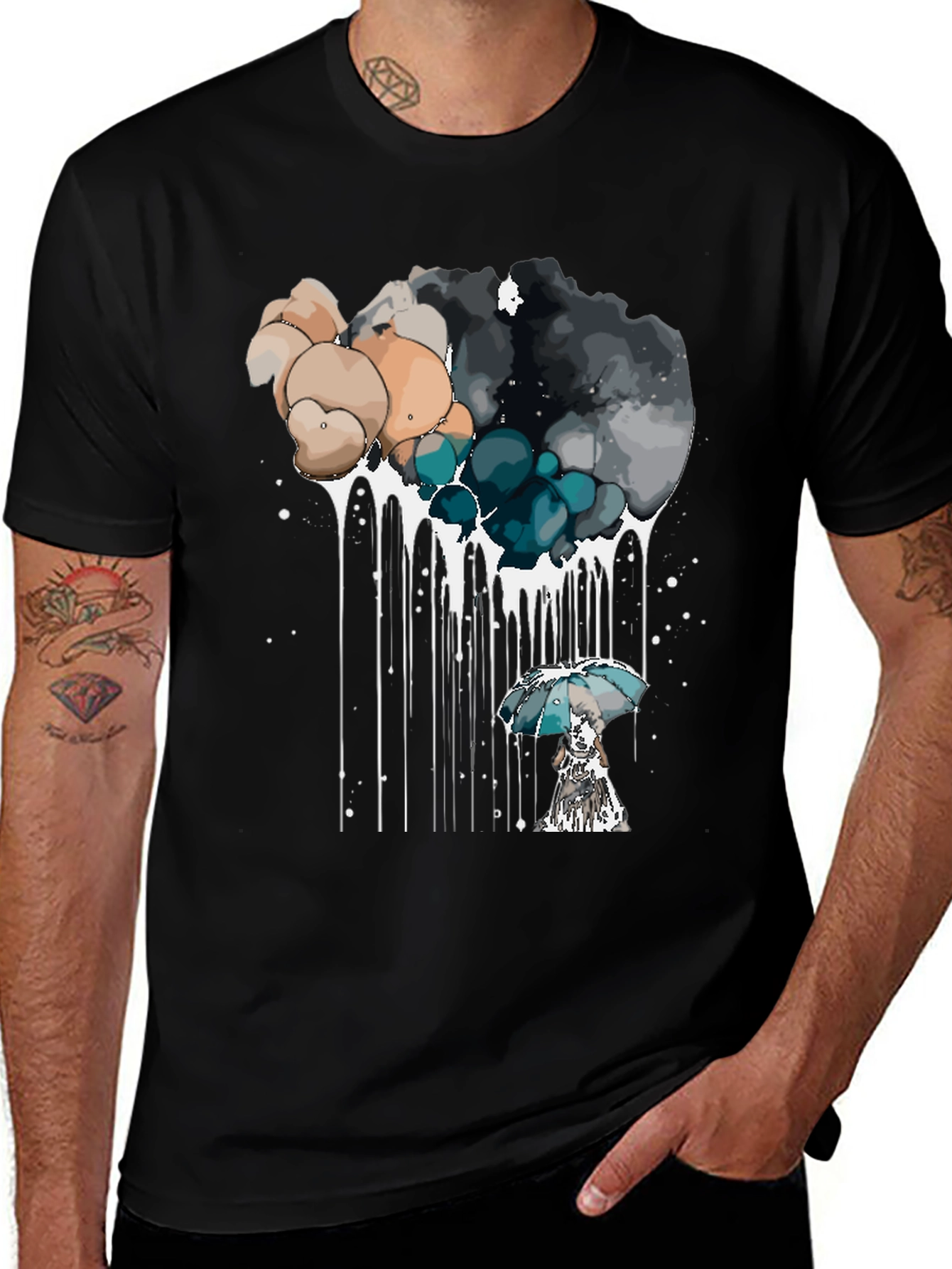 Whimsical Weather T-Shirt - Cotton Blend