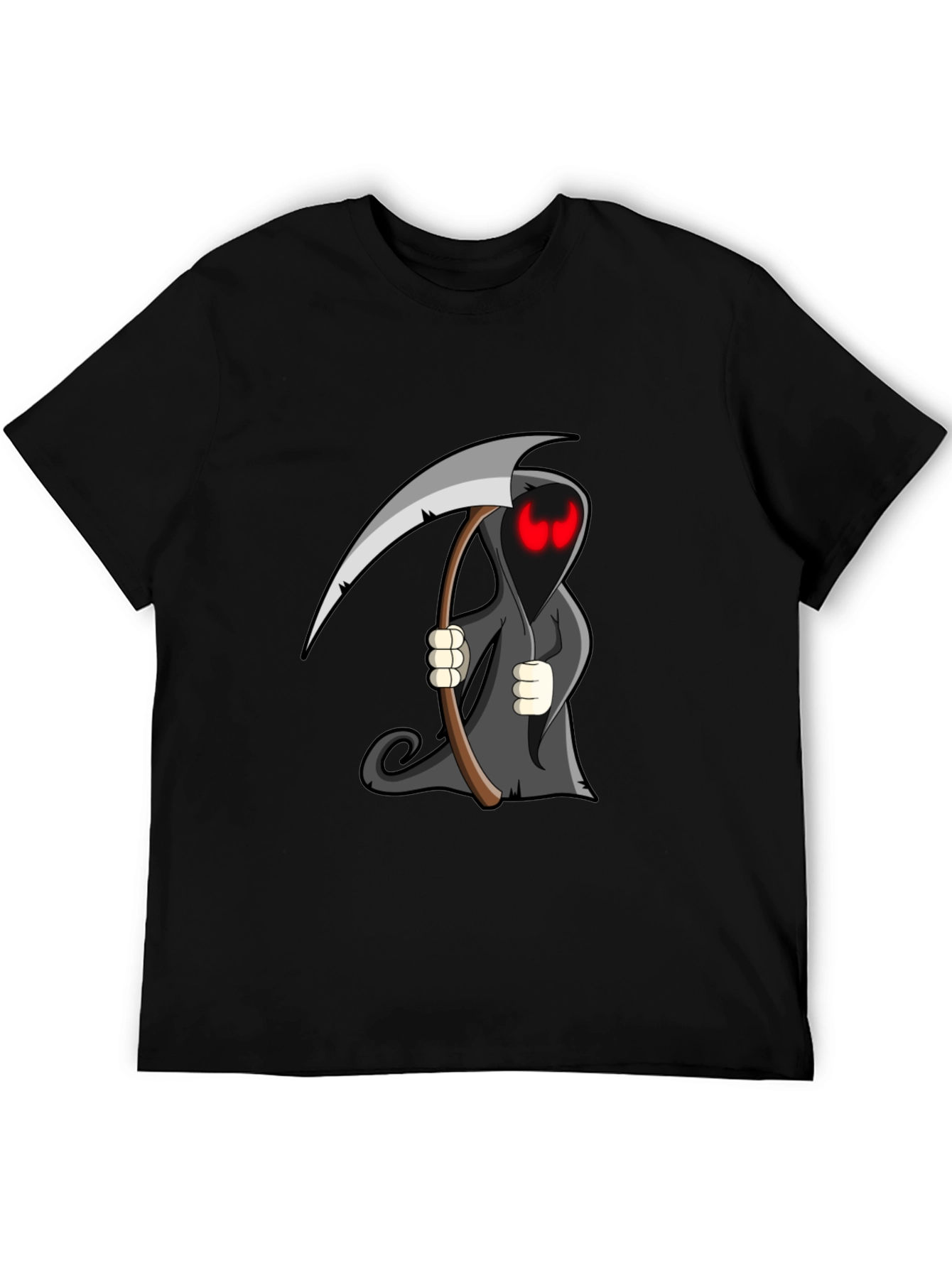 Grim Reaper Graphic T-Shirt - Black