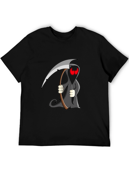 Grim Reaper Graphic T-Shirt - Black