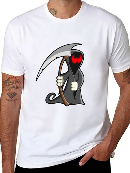 Grim Reaper Graphic T-Shirt - Black