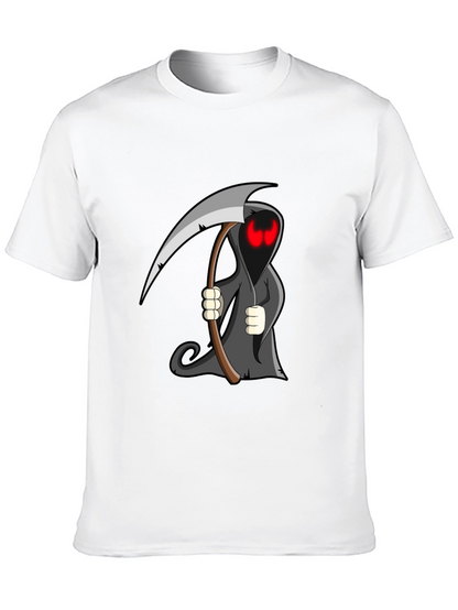 Grim Reaper Graphic T-Shirt - Black