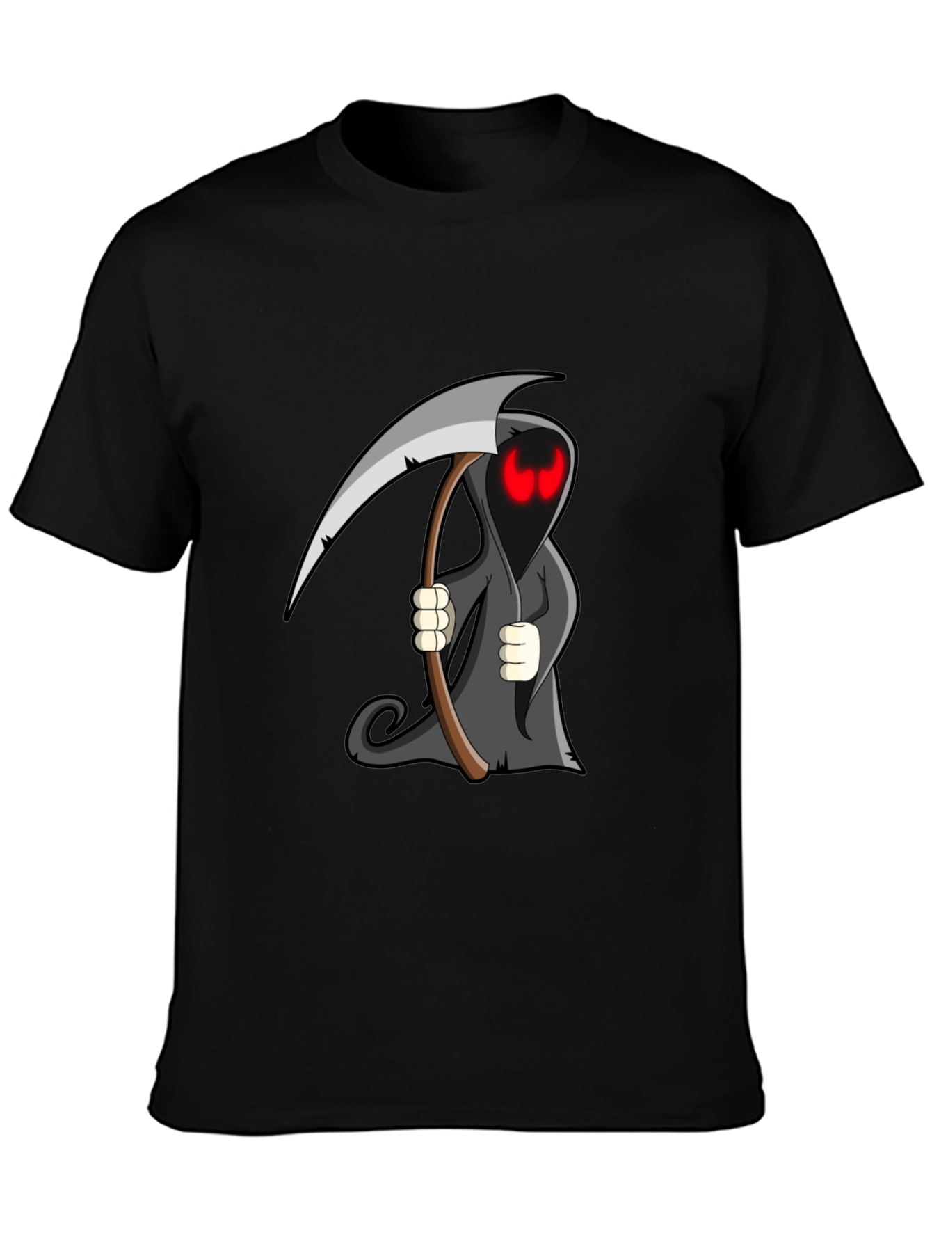 Grim Reaper Graphic T-Shirt - Black