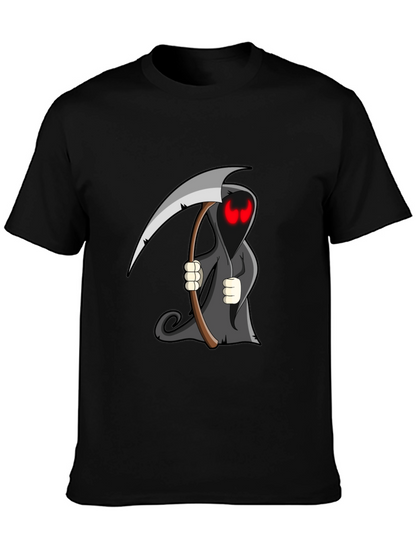 Grim Reaper Graphic T-Shirt - Black