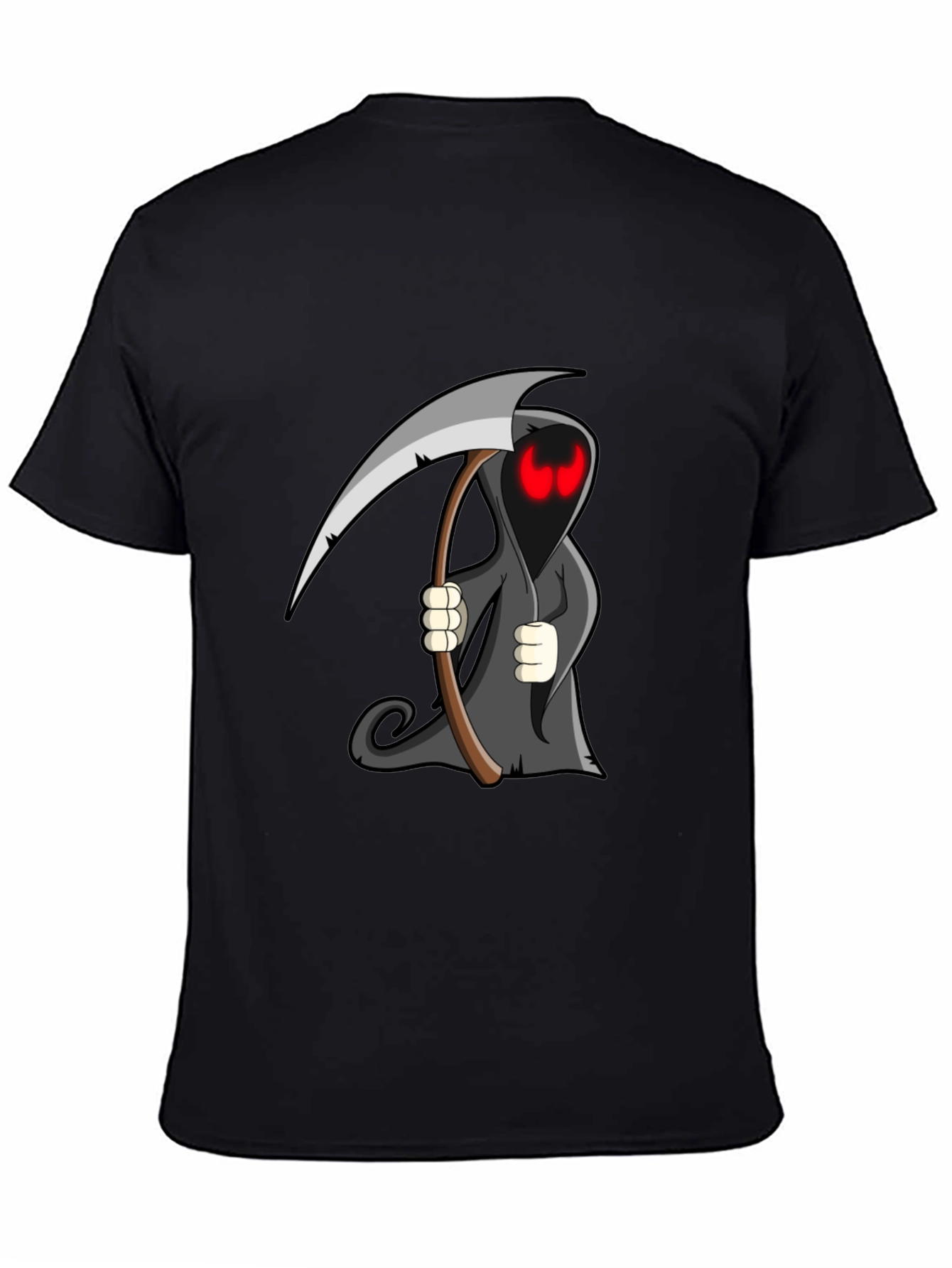 Grim Reaper Graphic T-Shirt - Black