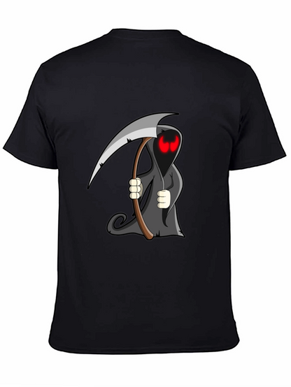 Grim Reaper Graphic T-Shirt - Black