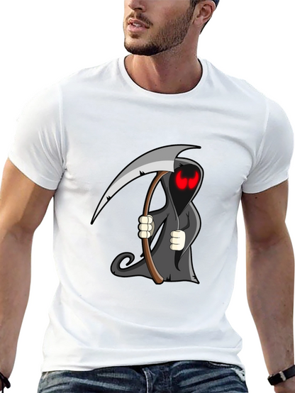 Grim Reaper Graphic T-Shirt - Black