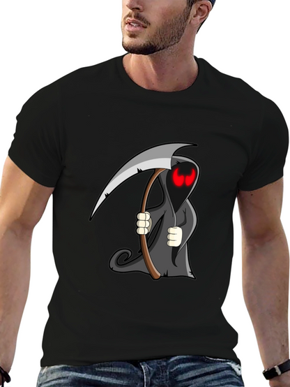 Grim Reaper Graphic T-Shirt - Black
