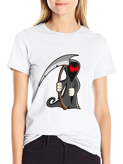 Grim Reaper Graphic T-Shirt - Black