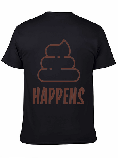 Poop Happens T-Shirt - Funny Graphic Tee