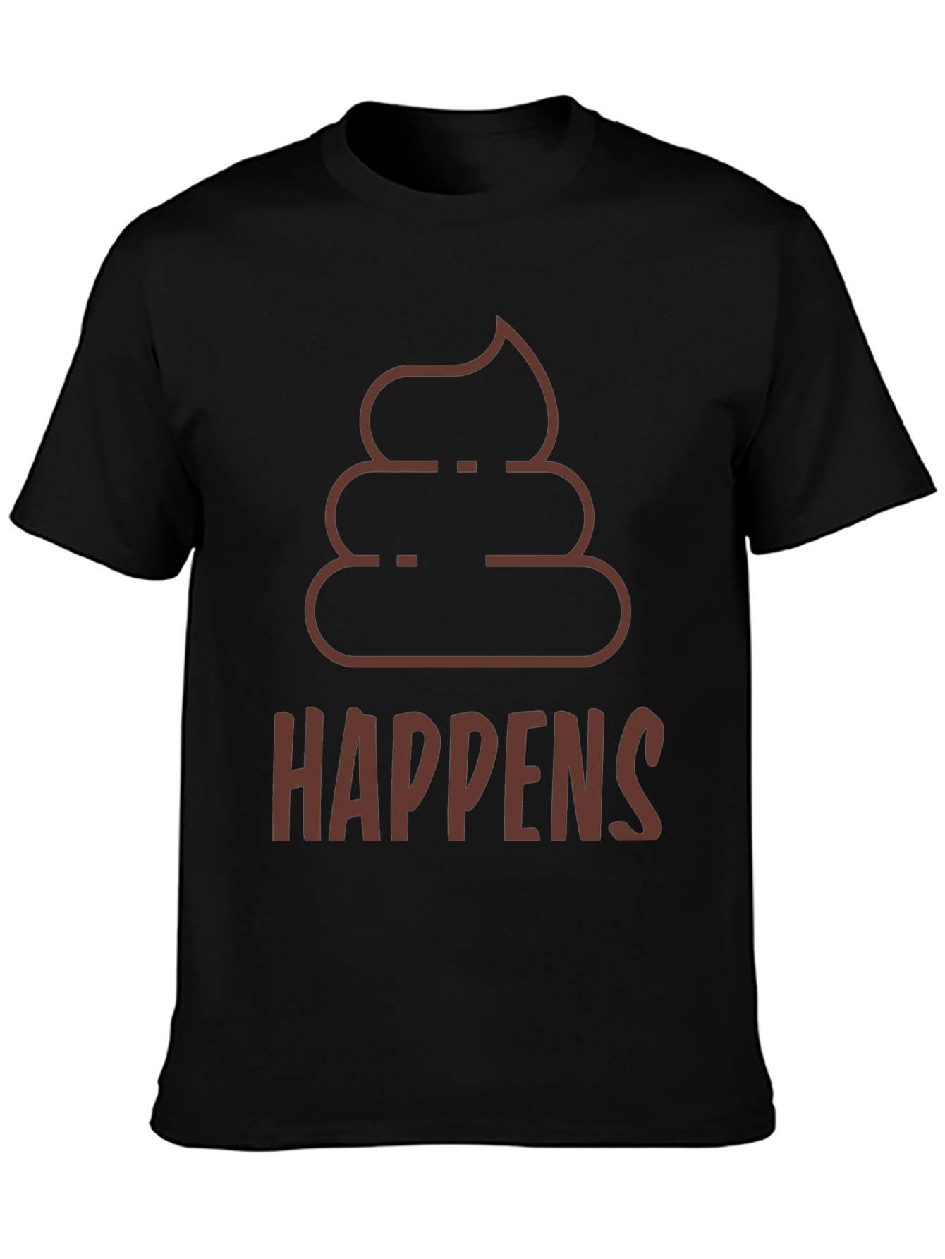 Poop Happens T-Shirt - Funny Graphic Tee