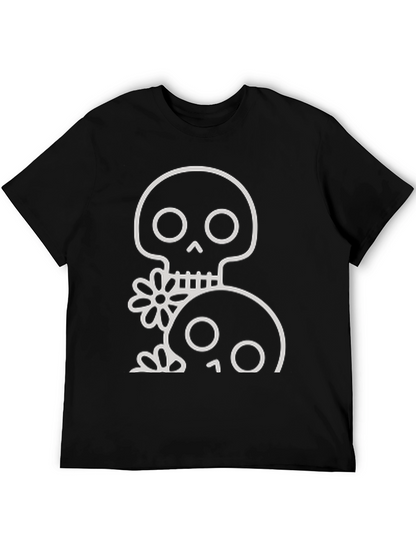 Skull & Flower Graphic Tee