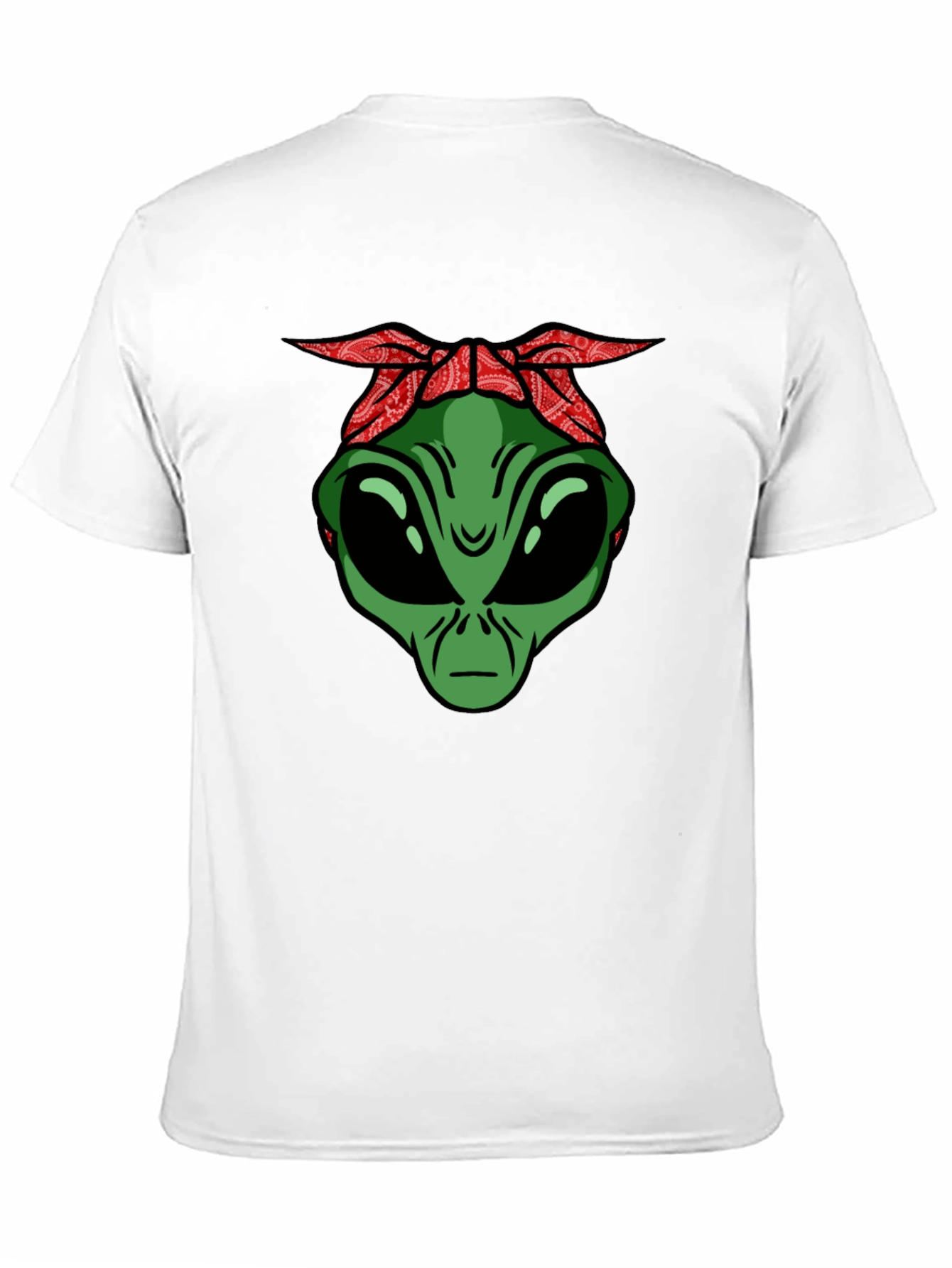 Alien Head with Bandana Graphic Tee
