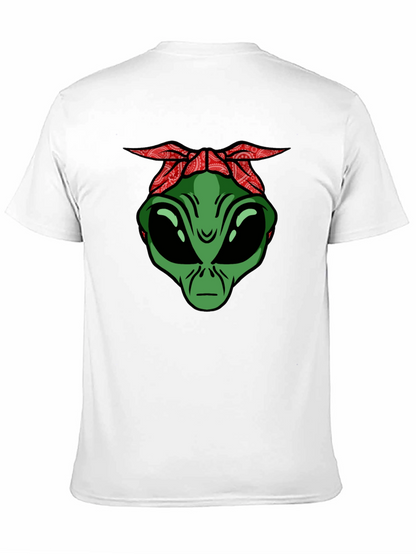 Alien Head with Bandana Graphic Tee