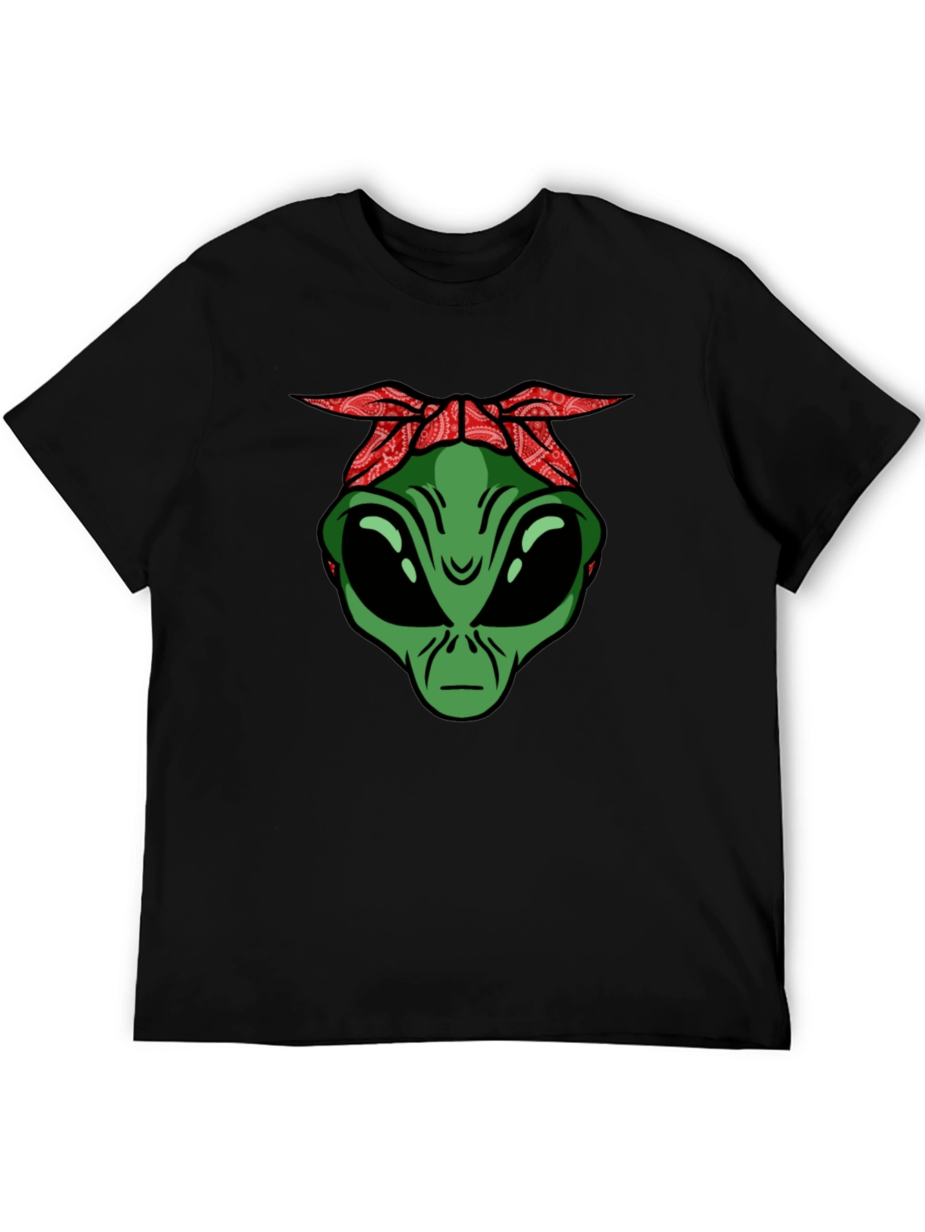 Alien Head with Bandana Graphic Tee