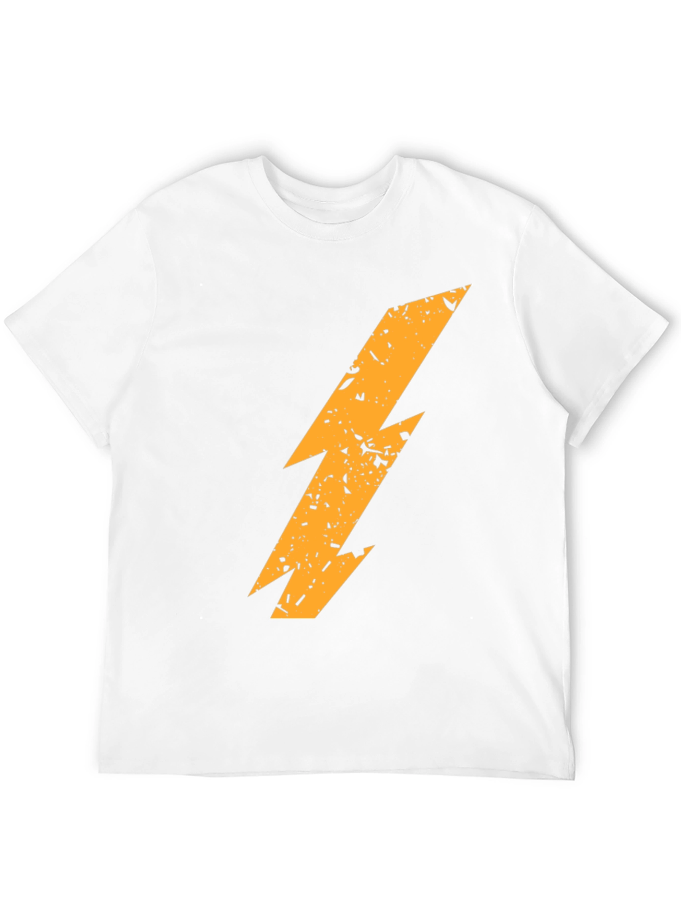 Lightning Bolt Graphic T-Shirt - Black
