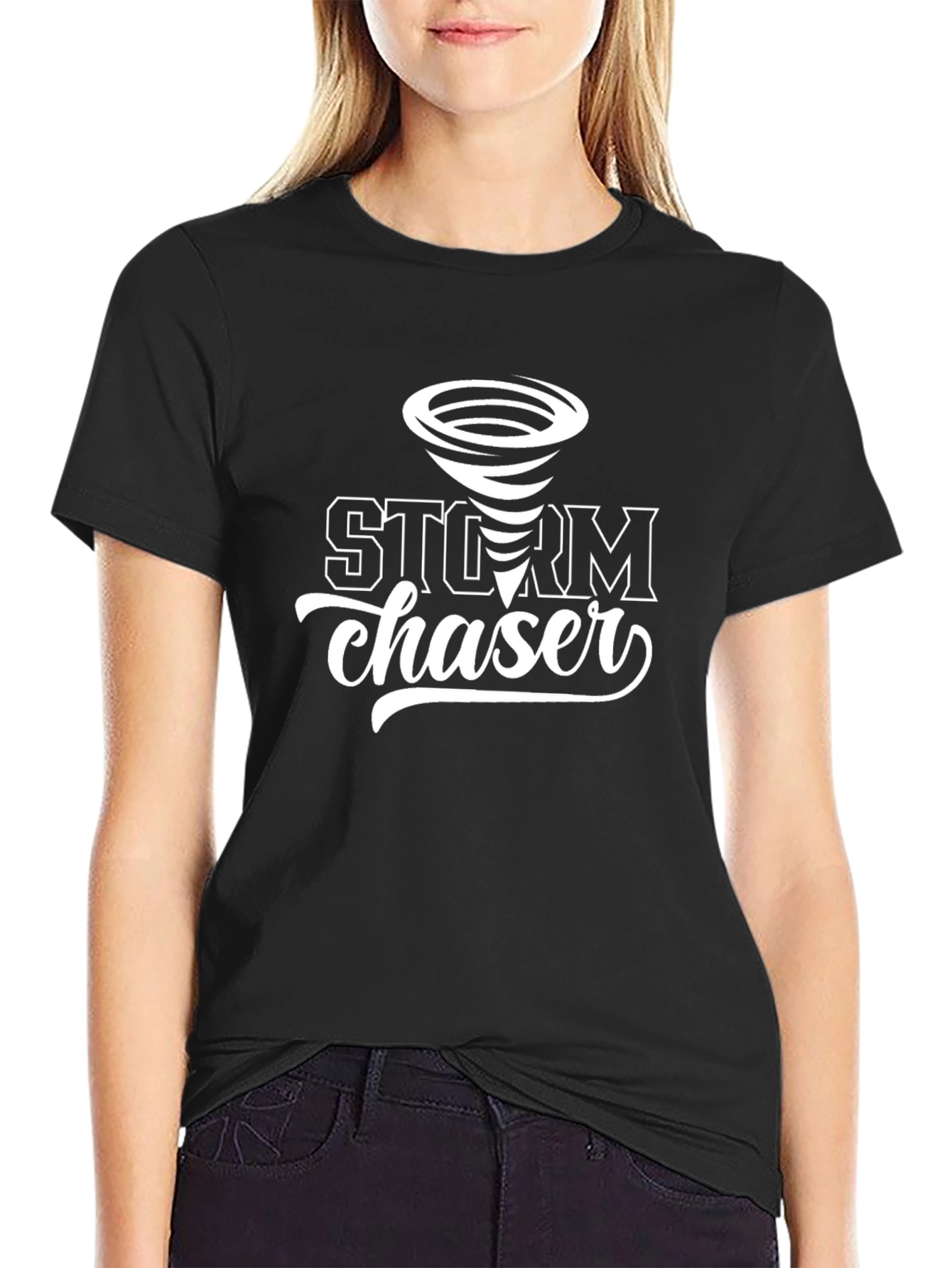 Storm Chaser Graphic T-Shirt - Black