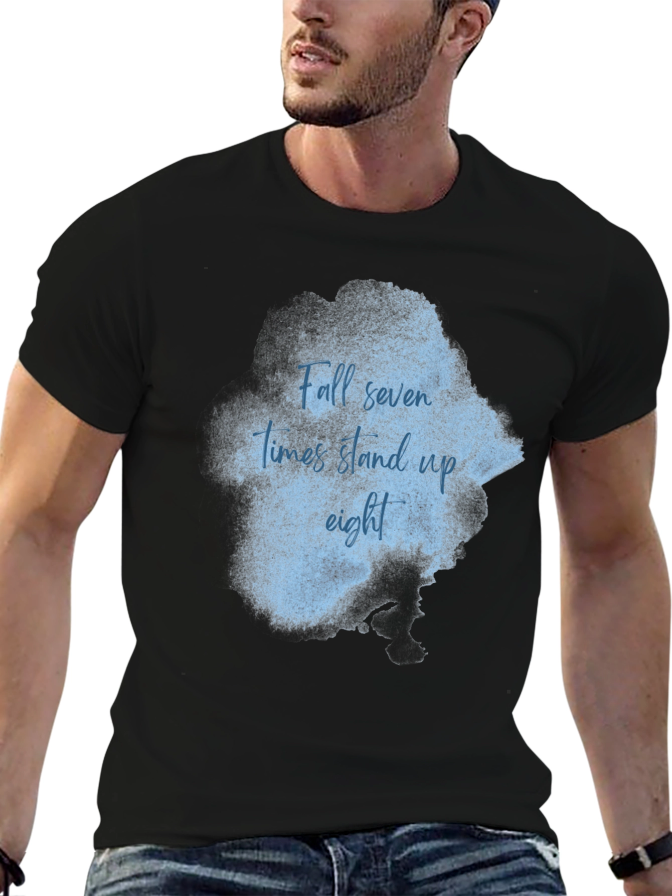 Inspirational T-Shirt: Fall Seven Stand Eight