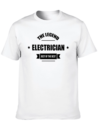 The Legend Electrician Black T-Shirt