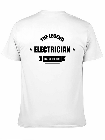 The Legend Electrician Black T-Shirt
