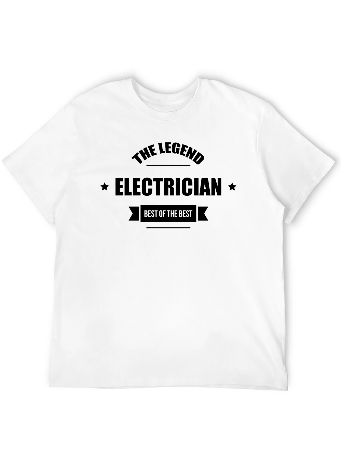 The Legend Electrician Black T-Shirt