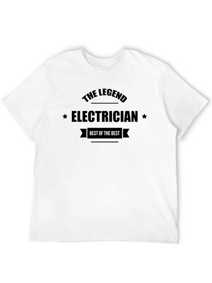 The Legend Electrician Black T-Shirt