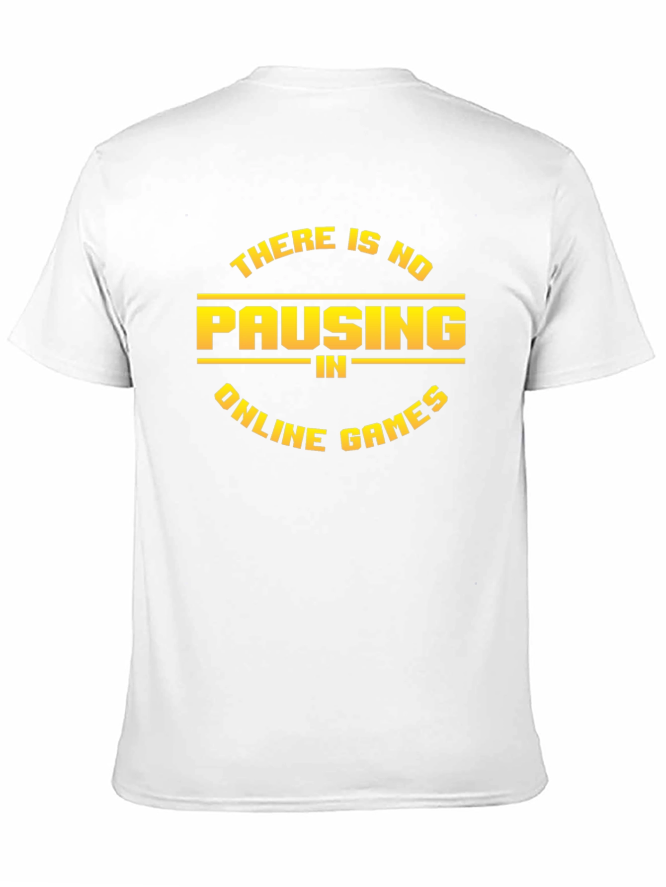No Pausing Online Games Black T-Shirt