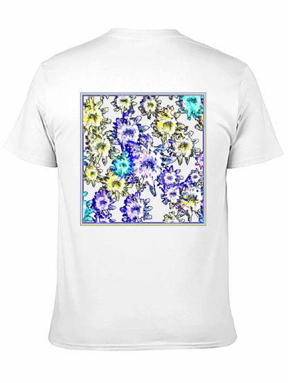Floral Burst Black T-Shirt
