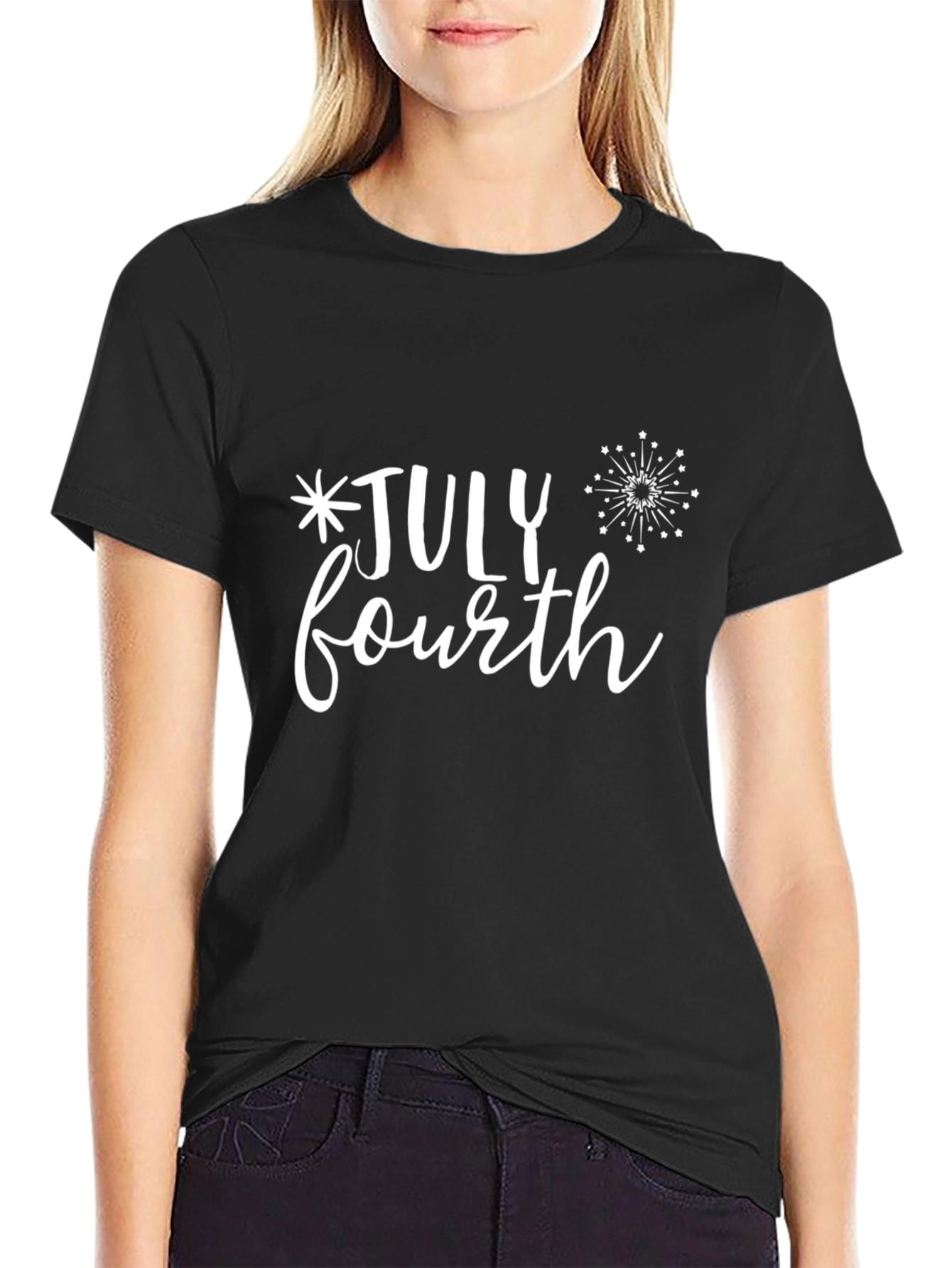 July Fourth Graphic Tee - Black