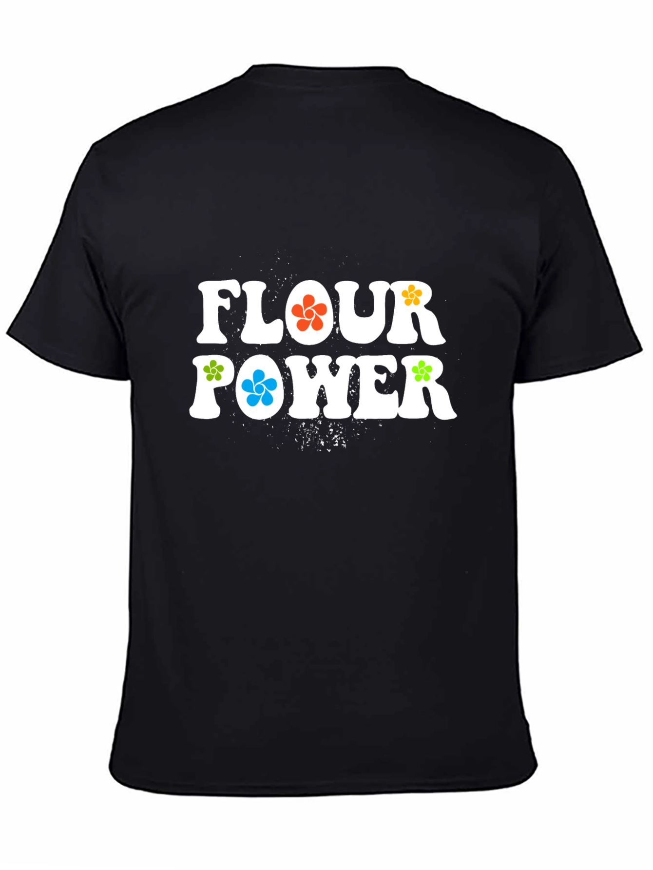 Flour Power Graphic T-Shirt - Retro Style